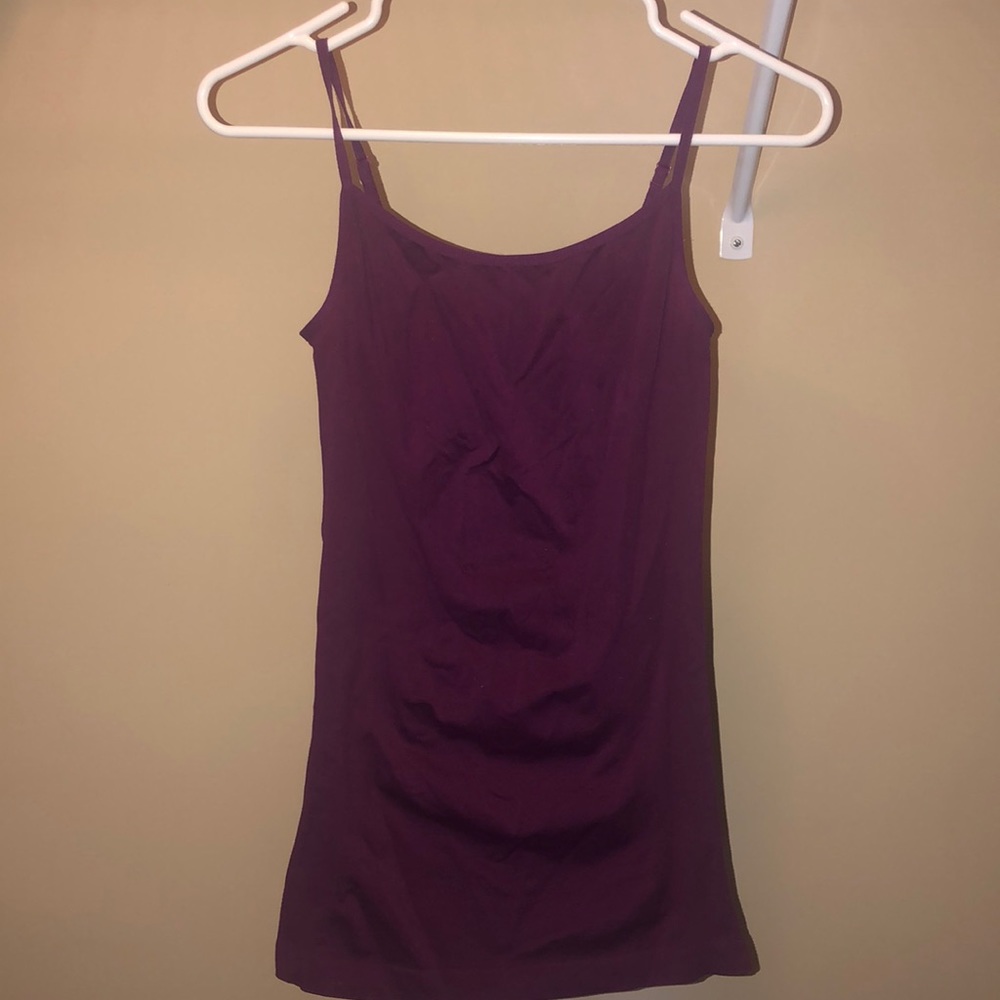 Plum purple curvy tank